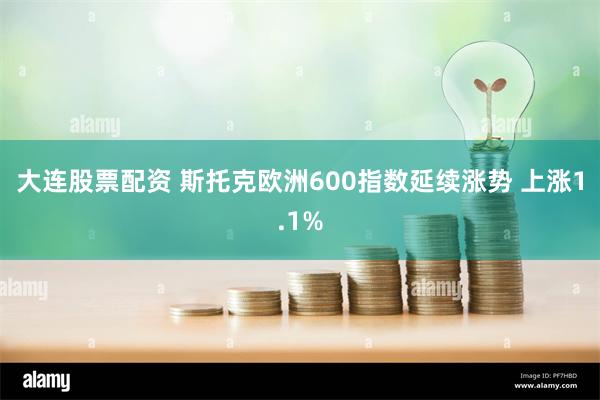 大连股票配资 斯托克欧洲600指数延续涨势 上涨1.1%