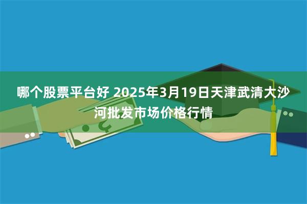 哪个股票平台好 2025年3月19日天津武清大沙河批发市场价