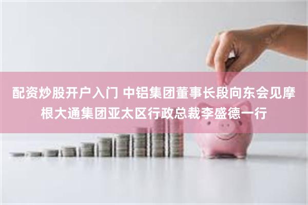 配资炒股开户入门 中铝集团董事长段向东会见摩根大通集团亚太区