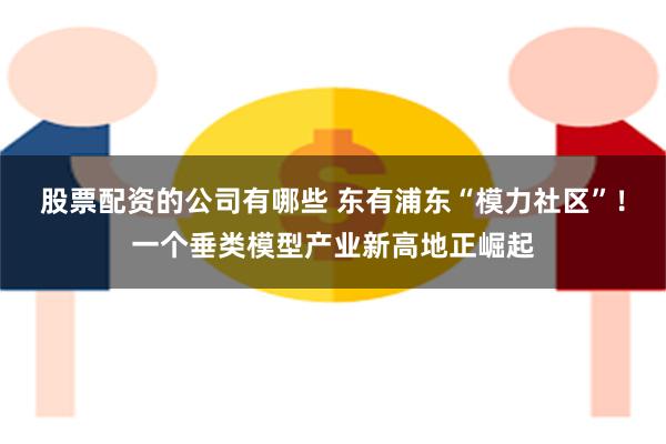 股票配资的公司有哪些 东有浦东“模力社区”！一个垂类模型产业